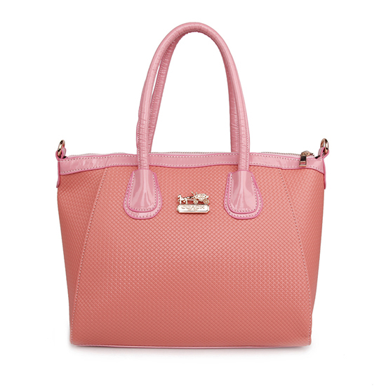 Coach City Signature Medium Pink Satchels BSM - Click Image to Close